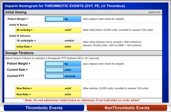 Heparin Calculator